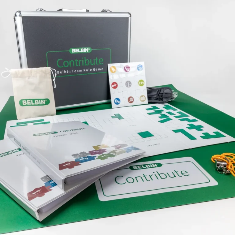 contenu de la mallette du jeu belbin contribute jeu complet